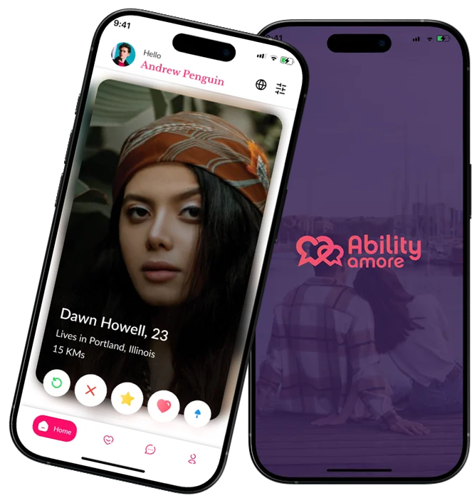 asbility amore hero mockup